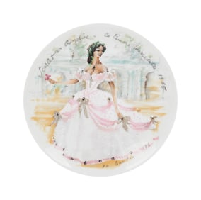 Vivien Leigh | 1970s Collectors Plate by Henri D'arceau L. & Fils