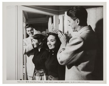 Ronald Reagan Et Al. | 1950 Black and White Photograph from the Joseff Archives