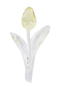 Swarovski | 1990s Crystal Tulip Figurine