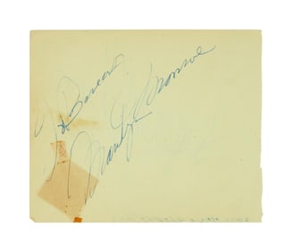 Marilyn Monroe | Circa 1949 Early Autograph