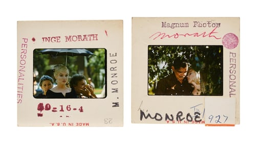 Marilyn Monroe | 1960 Rare Color Slides from "The Misfits" by Inge Morath