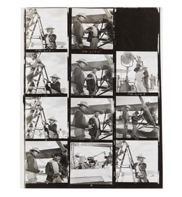 Marilyn Monroe | 1960 Rare Black and White Contact Sheet from "The Misfits"