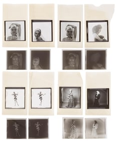 Marilyn Monroe | 1962 Black and White Negatives and Thumbnail Prints by Bert Stern