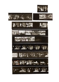 Marilyn Monroe | 1957 Rare Black and White Cut Contact Sheet Photographs by Milton H. Greene from