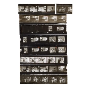 Marilyn Monroe | 1957 Rare Cut Black and White Contact Sheet Photographs by Milton H. Greene from