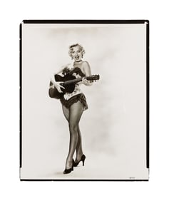 Marilyn Monroe | 1954/1986 Black and White Photograph with Negative from "River of No Return"