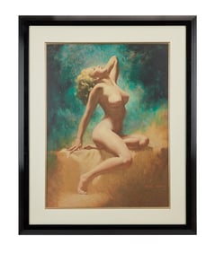 Marilyn Monroe | 1970 Signed Print Titled "Lady in the Light" By Earl Moran