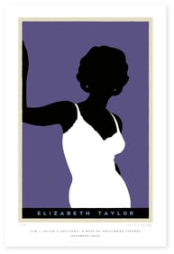 Elizabeth Taylor | 2025 Limited Edition Print Signed by Michael Schwab (A)