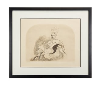 Mae West | Circa 1980s Signed Limited Edition Print by Hirschfeld