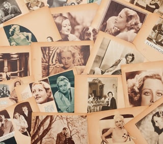 Joan Crawford | Circa 1930s Torn-Up Scrapbook and Later Postcard to Daughter