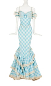 Ann-Margret | 1979 Bob Mackie Cornflower Blue Costume from "The Villain"