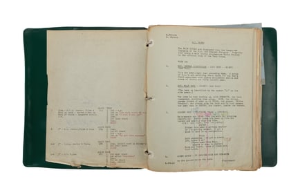 Elvis Presley | 1960 Annotated Editor's Script from "G.I. Blues"