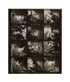 Elvis Presley | 1962 Black and White Contact Sheets from "Follow That Dream"