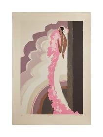 Diana Ross | 1977 Bob Mackie Signed Limited Edition Serigraph Related to "Lady Sings the Blues"
