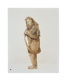 Bert Lahr | 1939/1980 Sepia Publicity Photograph from "The Wizard of Oz"