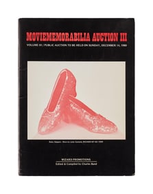 Wizard of Oz | 1980 Rare Auction Catalogue Featuring a Pair of THE Ruby Slippers