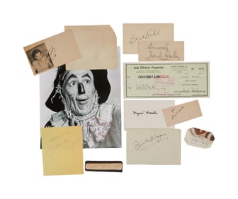 The Wizard of Oz | 1930s-1980s Comprehensive and Impressive Collection of Autographs