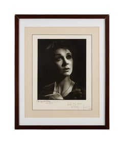 Vivien Leigh | 1949 Signed Black and White Photograph to George Cukor by Angus McBean
