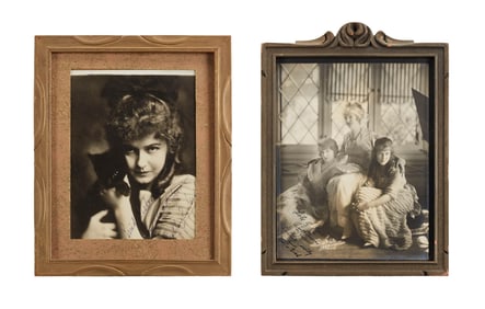 Dorothy Gish | Photos with Lillian Gish and Mother, One Signed