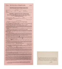 Lee Marvin | Signed Contract with 20th Century-Fox For His First Film, "You're In The Navy Now"