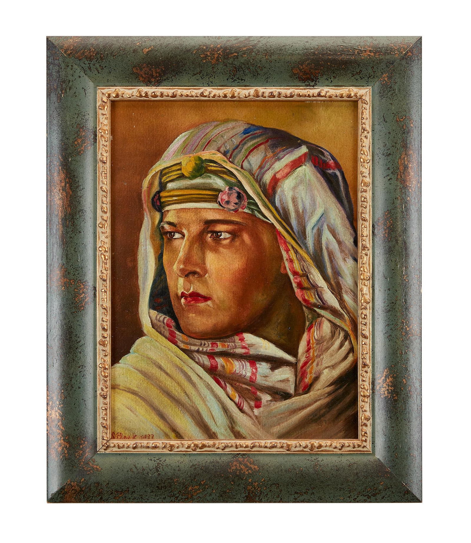 Rudolph Valentino | "The Sheik" Painting (1 of 2)