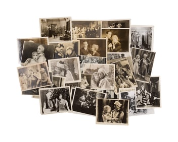 Rudolph Valentino | Group of 1920s Black and White Photos with Co-Stars