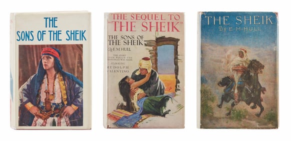 Rudolph Valentino | Three "The Sheik" Movie Tie-In Books