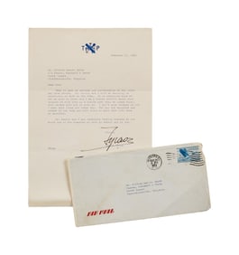 Tyrone Power | 1953 Signed Letter