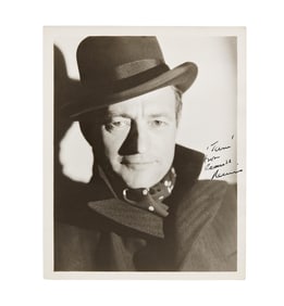 Claude Rains | 1940s Signed Sepia Photograph