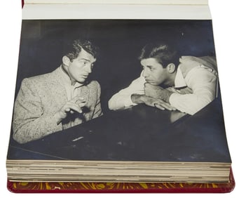 Jerry Lewis | 1953 Rare Photo Album from "The Colgate Comedy Hour"