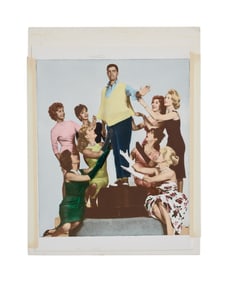 Jerry Lewis | 1961 Publicity Artwork from "The Ladies Man"