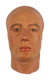 James Dean | Circa 1955 Life Mask Painted by Kenneth Kendall