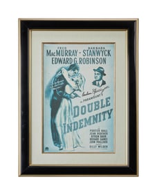 Double Indemnity | Poster Signed by Stanwyck, Wilder, MacMurray
