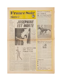 Josephine Baker | Three Candid Press Photos with Vintage Periodicals