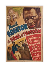 Paul Robeson | 1938 "The Song of Freedom" U.S. Release Film Poster