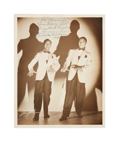 Nicholas Brothers | 1939 Signed Sepia Photograph