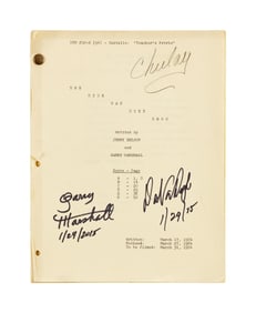 Dick Van Dyke | 1964 Signed Script from "The Dick Van Dyke Show"