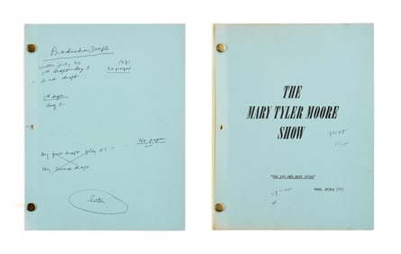 The Mary Tyler Moore Show | 1973 Treva Silverman Signed and Annotated "Lou and Edie Story" Scripts