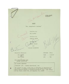 Maude | 1976 Cast-Signed Script for "Mrs. Naugatuck's Wedding"