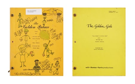 The Golden Girls | "Golden Girls" and "Golden Palace" Scripts with Art by Rue McClanahan