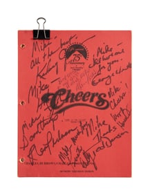 Cheers | 1987 Cast-Signed Script for Season Six Premiere
