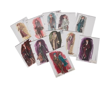 Bette Midler | 1993 Costume Design Sketches by Bob Mackie from "Gypsy"