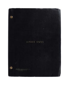 Paddy Chayefsky | 1978 Script from "Altered States"