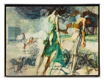 Playboy | James Johnson Textured Beach Scene Artwork