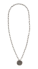 Richard Chamberlain | 1983 Sterling Silver Pendant Necklace Gifted by Priest During "Thorn Birds"