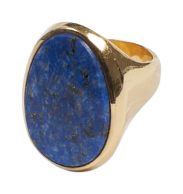 Richard Chamberlain | 18k Yellow Gold and Lapis Lazuli Ring