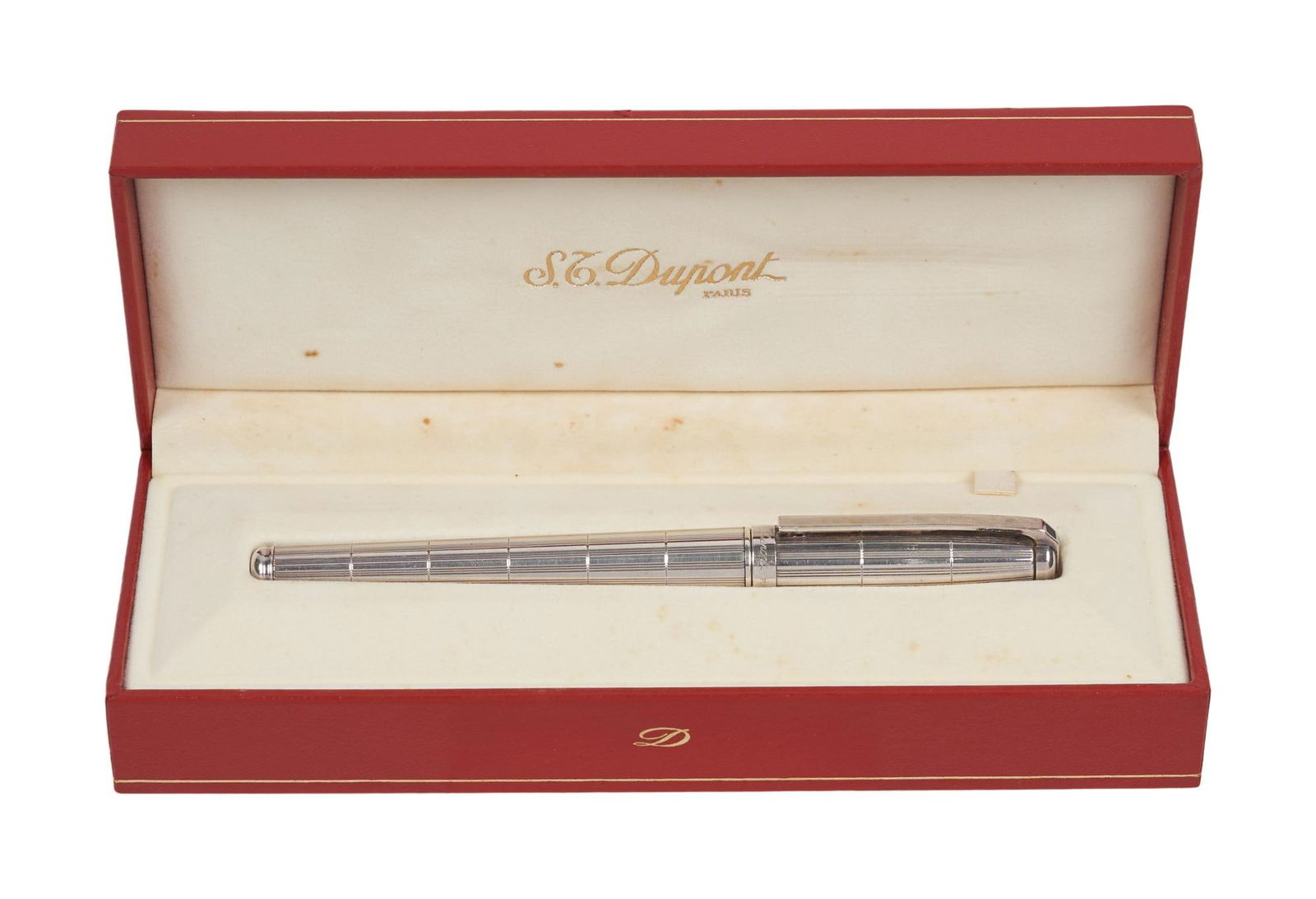 Richard Chamberlain | S.P. Dupont Silver Plate Ballpoint Pen (1 of 2)