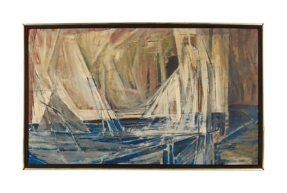 Richard Chamberlain | 1950s Framed Artwork from College