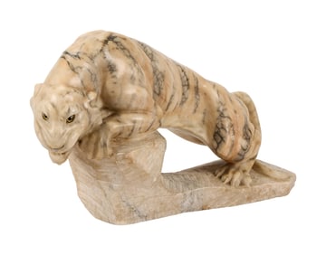 Richard Chamberlain | Marble Panther Sculpture
