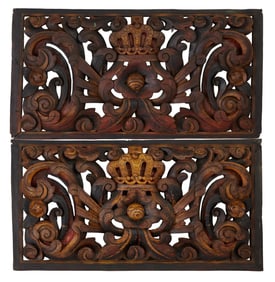 Richard Chamberlain | A Pair of Dutch Carved Wood Panels